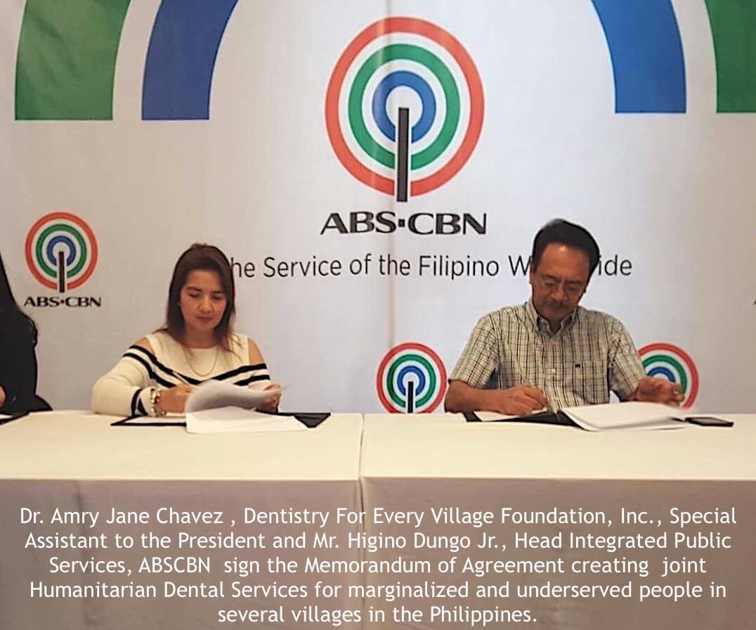 ABS-CBN Partners With D4EVF To Enhance Delivery of More Humanitarian Dental Services in the Philippines